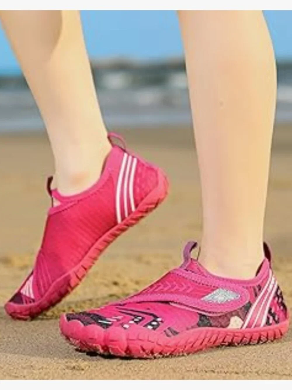NWOB Kids Water Shoes Girls Quick-Dry Swim Aqua Socks size 3